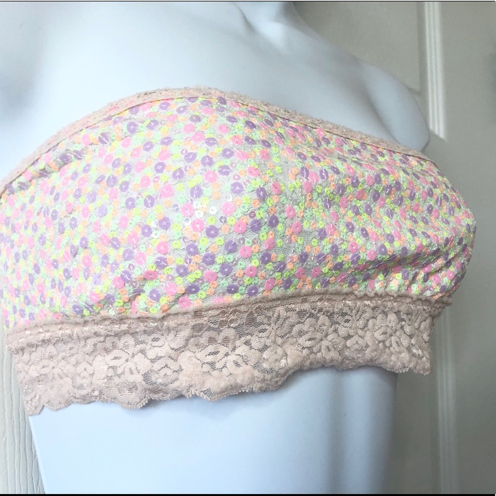 PINK Sequin Bandeau